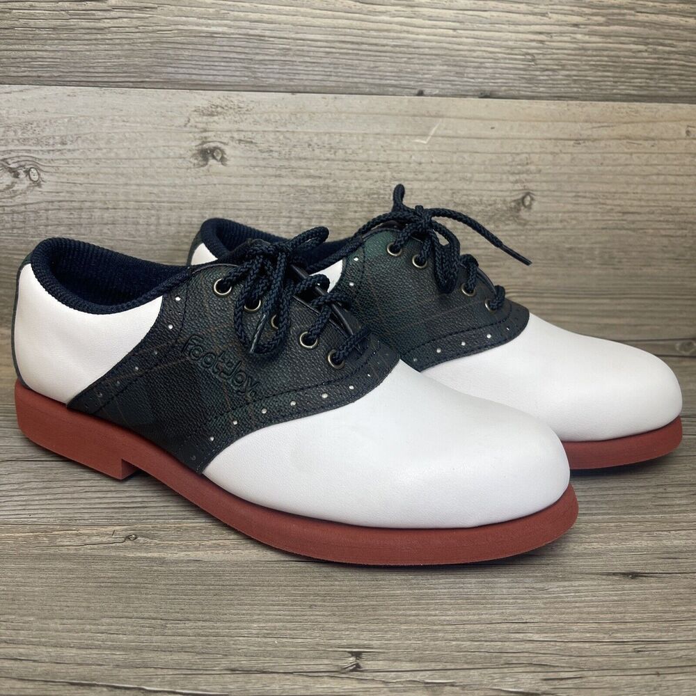 Foot-Joy Green-Joys Women's Golf Shoes - Size 5 1/2 M - Navy Blue/White #48884